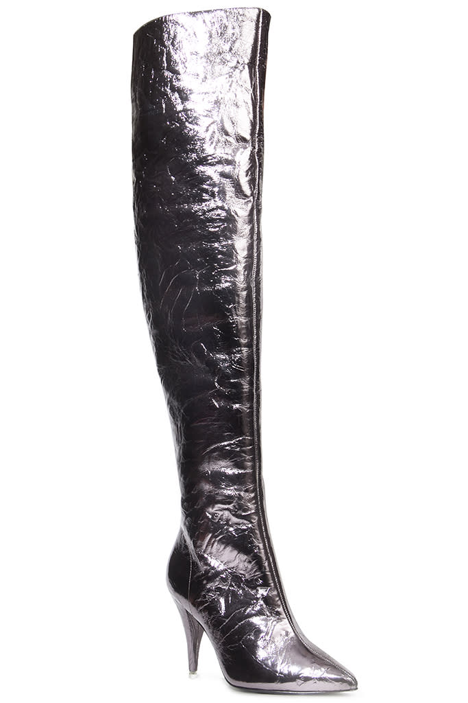 Black Suede Studio’s fall thigh-high boot. - Credit: Courtesy of Black Suede Studio