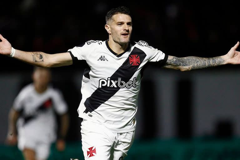 Pablo Vegetti ya grita goles en Vasco da Gama, luego de su exitoso ciclo en Belgrano