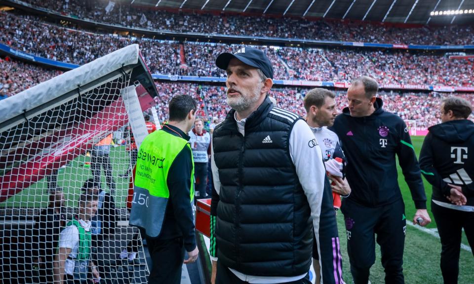 <span>Thomas Tuchel has been publicly criticised by <a class="link " href="https://sports.yahoo.com/soccer/teams/bayern-munich/" data-i13n="sec:content-canvas;subsec:anchor_text;elm:context_link" data-ylk="slk:Bayern Munich;sec:content-canvas;subsec:anchor_text;elm:context_link;itc:0">Bayern Munich</a> honorary president Uli Hoeness, who believes the head coach is not good at working with young players.</span><span>Photograph: Leonhard Simon/EPA</span>