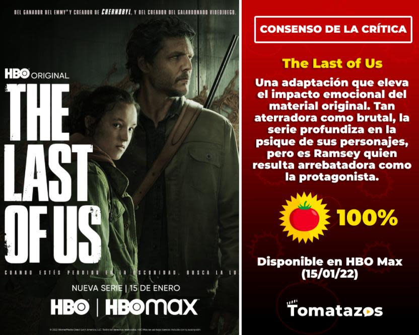 Consenso de la crítica de The Last of Us. (Crédito: Tomatazos)