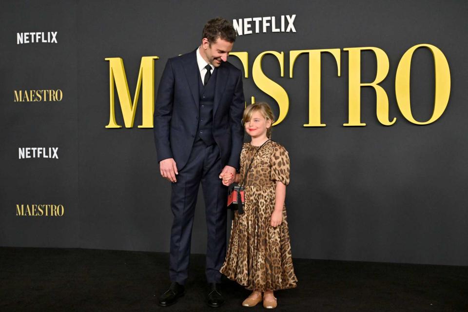 <p>Axelle/Bauer-Griffin/FilmMagic</p> Bradley Cooper and daughter Lea