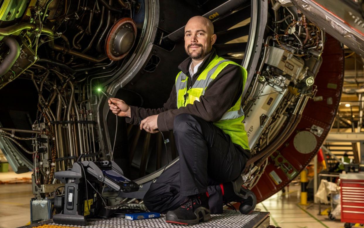 Scott Foxon is a certifying engineer with more than 12 years' experience on the Virgin maintenance team