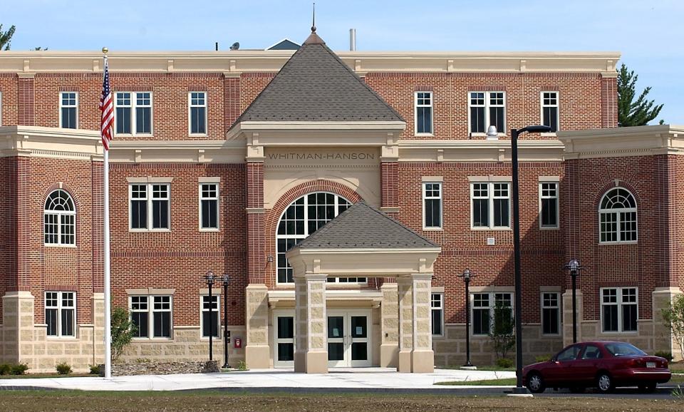 The Whitman-Hanson Regional High School building in 2005.