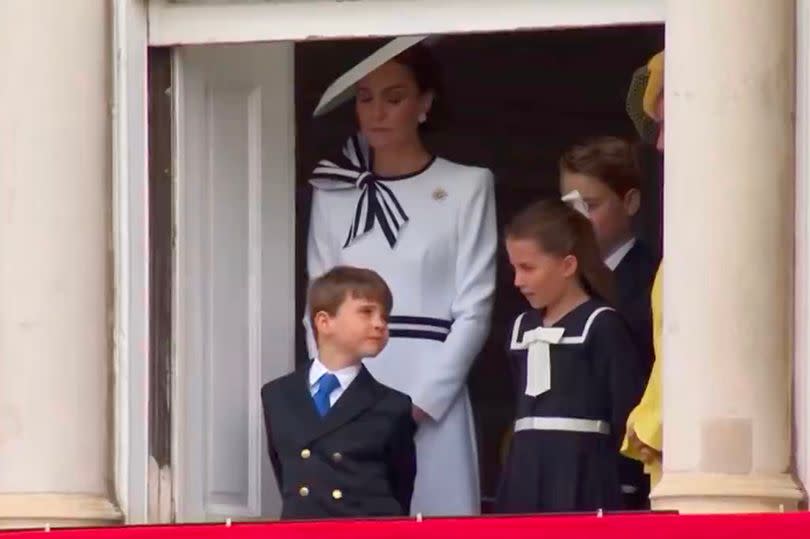 Prince Louis dances along to proceedings