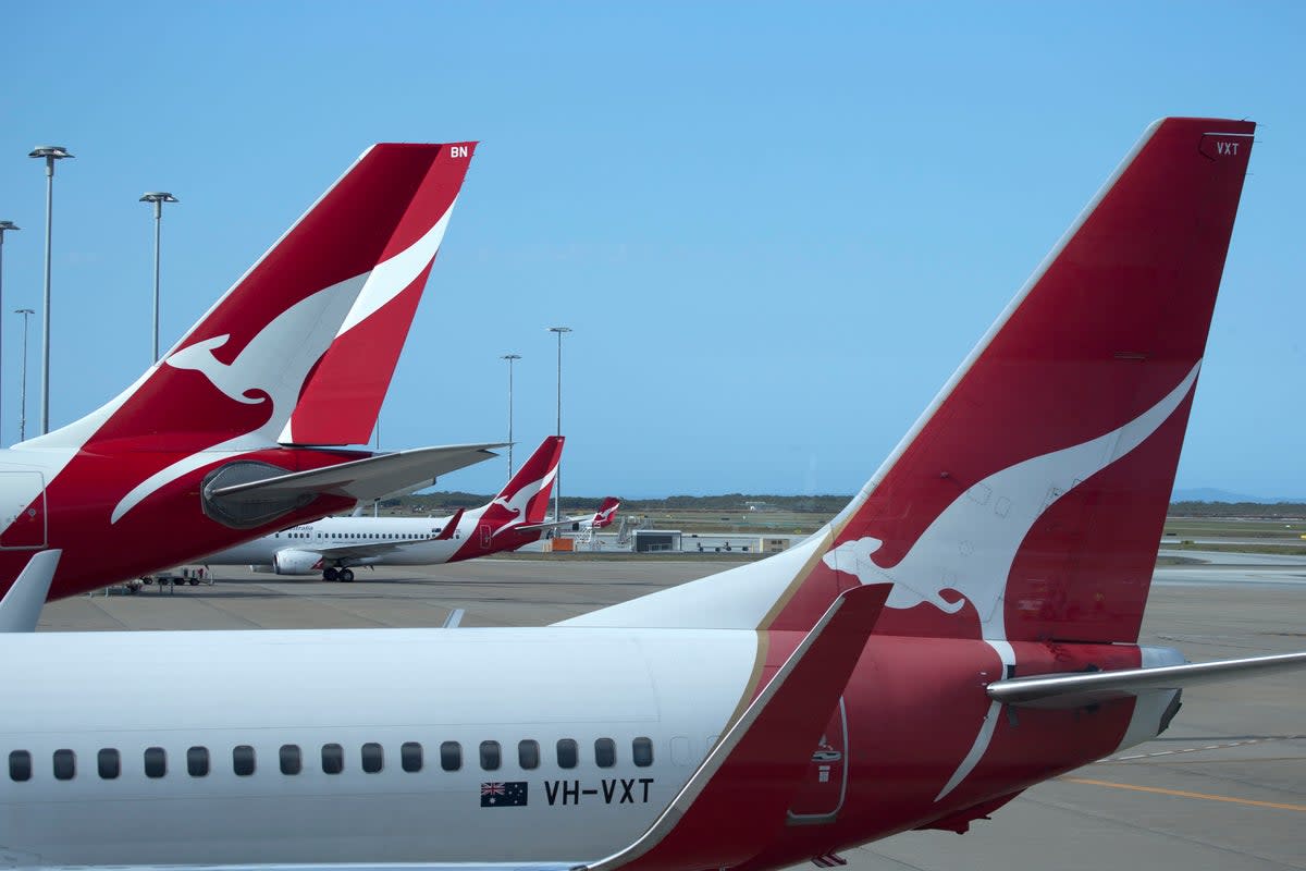 Qantas planes seen at Brisbane airport in 2014  (Getty Images)