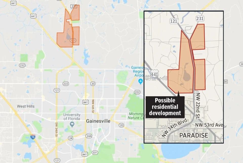 Proposed Weyerhaeuser development.