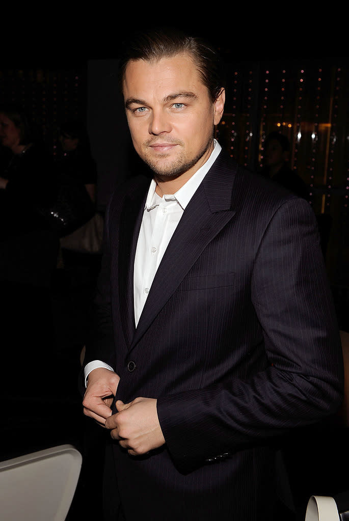 Giorgio Armani Honors Shutter Island 2010 Leonardo DiCaprio