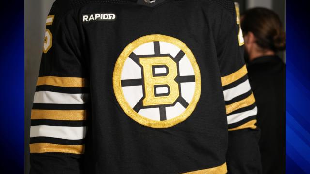 All black bruins jersey