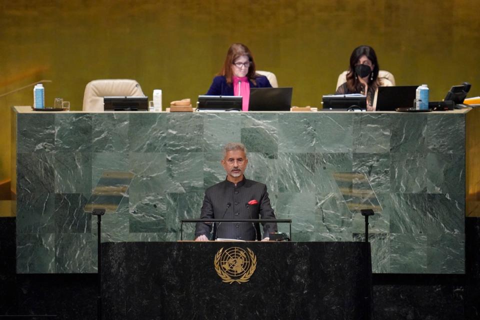 UN General Assembly India (Copyright 2022 The Associated Press. All rights reserved.)