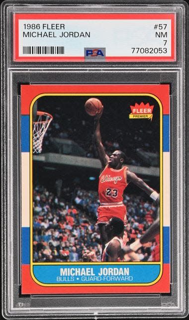 Michael Jordan rookie card found in safe deposit box up for auction.