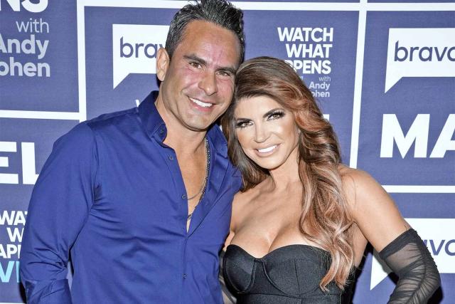 WATCH WHAT HAPPENS LIVE WITH ANDY COHEN -- Episode 19020 -- Pictured: (l-r) Luis Ruelas, Teresa Giudice -- (Photo by: Charles Sykes/Bravo/NBCU Photo Bank via Getty Images)