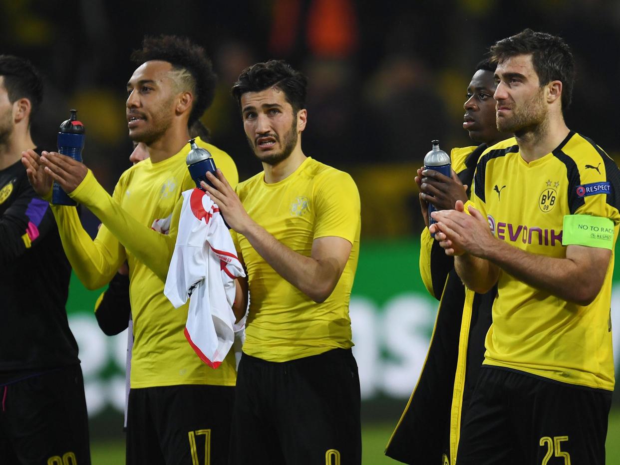 Borussia Dortmund played less than 24 hours after the terrifying attack on their team bus: Getty