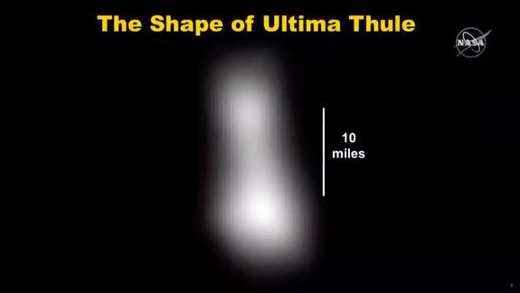 Ultima Thule from half a million miles out.