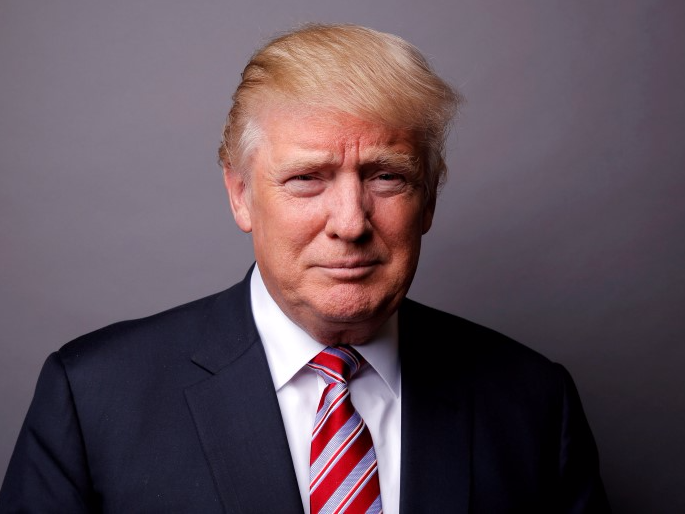 Republican U.S. presidential candidate Donald Trump poses for a photo after an interview with Reuters in his office in Trump Tower, in the Manhattan borough of New York City, U.S., May 17, 2016. REUTERS/Lucas Jackson 