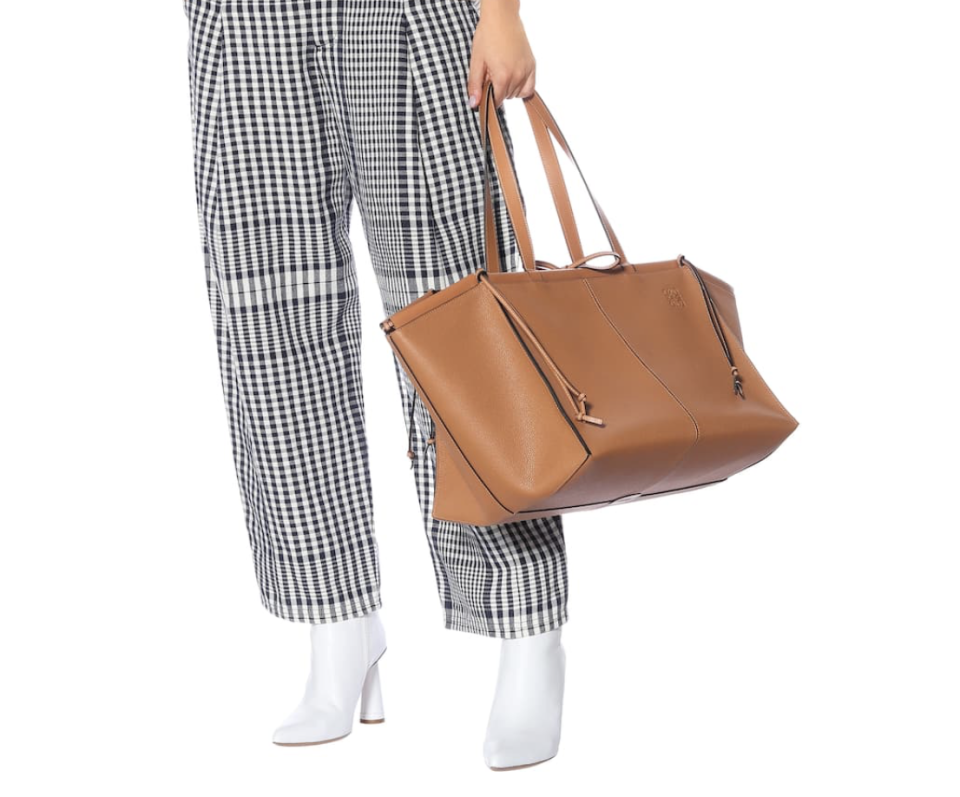 Loewe large leather tote. (PHOTO: MyTheresa)