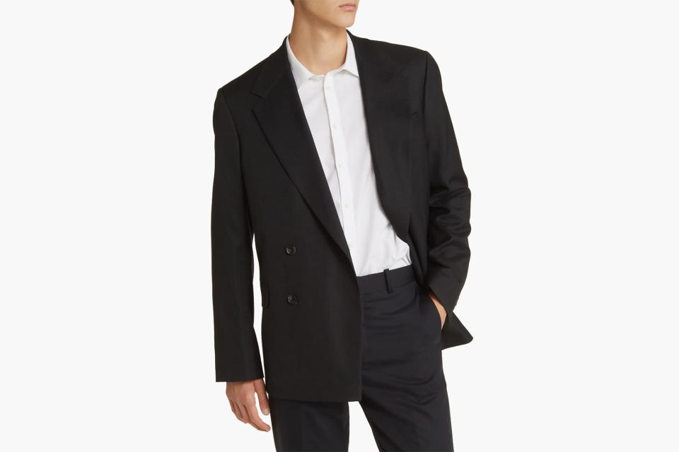 Topman Double Breasted Suit Jacket