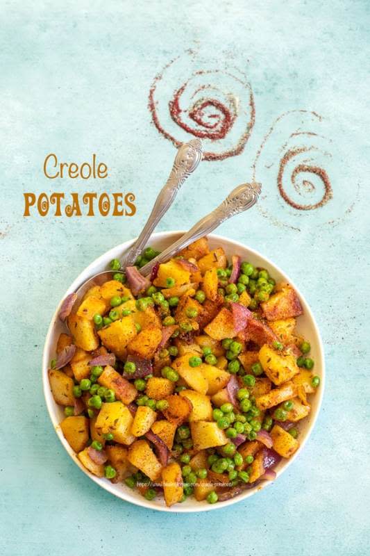 <p>Healing Tomato</p><p>Easy-to-make peas and potatoes in the Dutch oven, using homemade Creole seasoning!</p><p><strong>Get the recipe: <a href="https://www.healingtomato.com/creole-potatoes/" rel="nofollow noopener" target="_blank" data-ylk="slk:Creole Potatoes;elm:context_link;itc:0;sec:content-canvas" class="link rapid-noclick-resp">Creole Potatoes</a></strong></p>