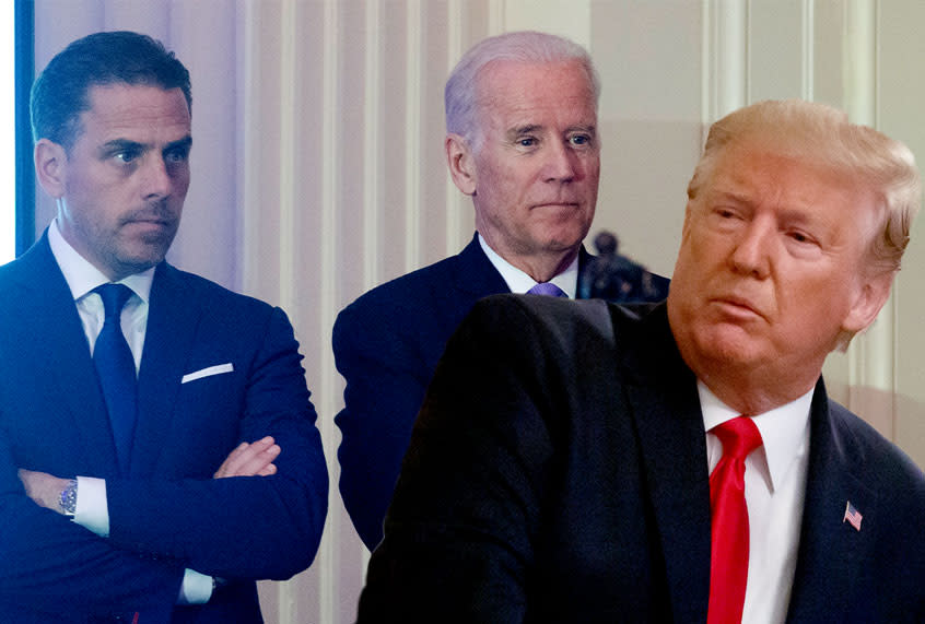 Hunter Biden; Joe Biden; Donald Trump Getty Images/Salon