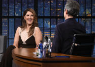 <p>D'Arcy Carden visits <em>Late Night with Seth Meyers</em> in N.Y.C. on Jan. 30. </p>