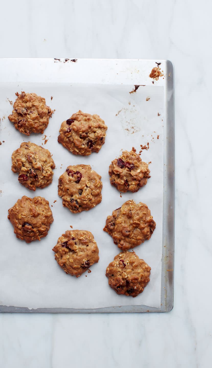 <p>These taste like a cross between oatmeal cookies and banana bread. Yep, you'll want to make a double batch.</p><p><em><a href="https://www.goodhousekeeping.com/food-recipes/a15131/banana-oat-cookies-recipe-wdy0213/" rel="nofollow noopener" target="_blank" data-ylk="slk:Get the recipe for Banana Oat Cookies »;elm:context_link;itc:0;sec:content-canvas" class="link ">Get the recipe for Banana Oat Cookies »</a></em> </p>