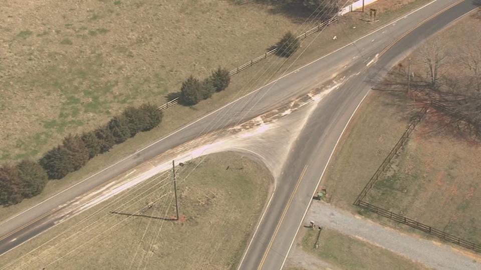 More than 500 gallons of cooking oil spilled Monday across several Gaston County roads near the Lincoln County line.