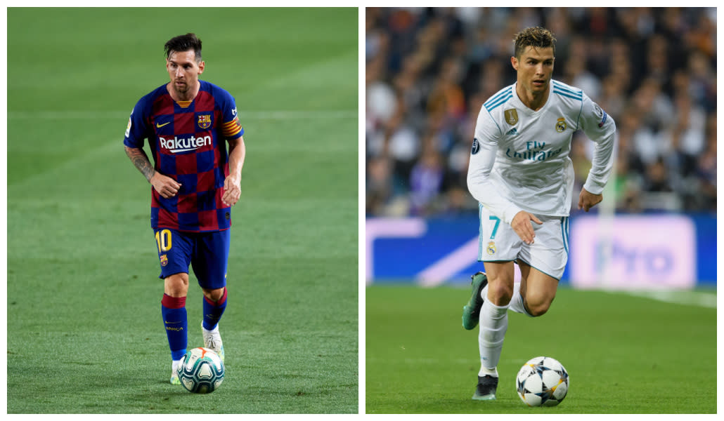 Cristiano y Messi.