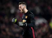 <p>Le gardien de but de 26 ans vaut 58 millions d'euros. Il est sous contrat jusqu'en 2019 avec les Red Devils.</p>