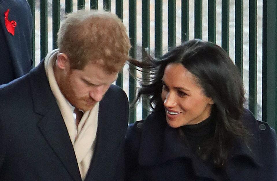 At their first royal appearance together in Nottingham.