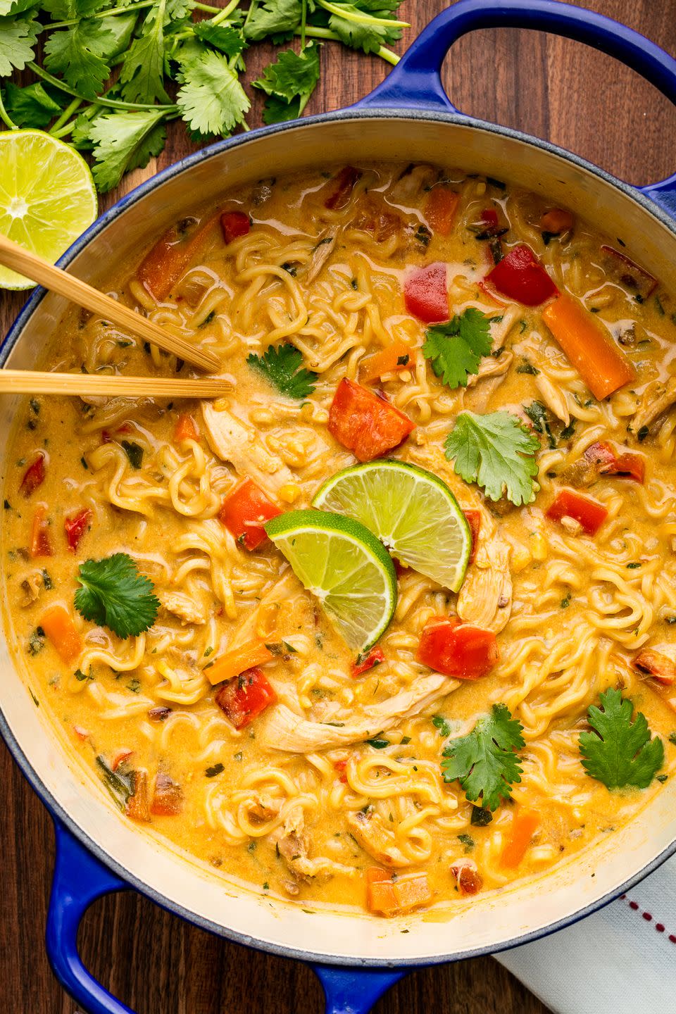 Creamy Chicken Ramen Soup