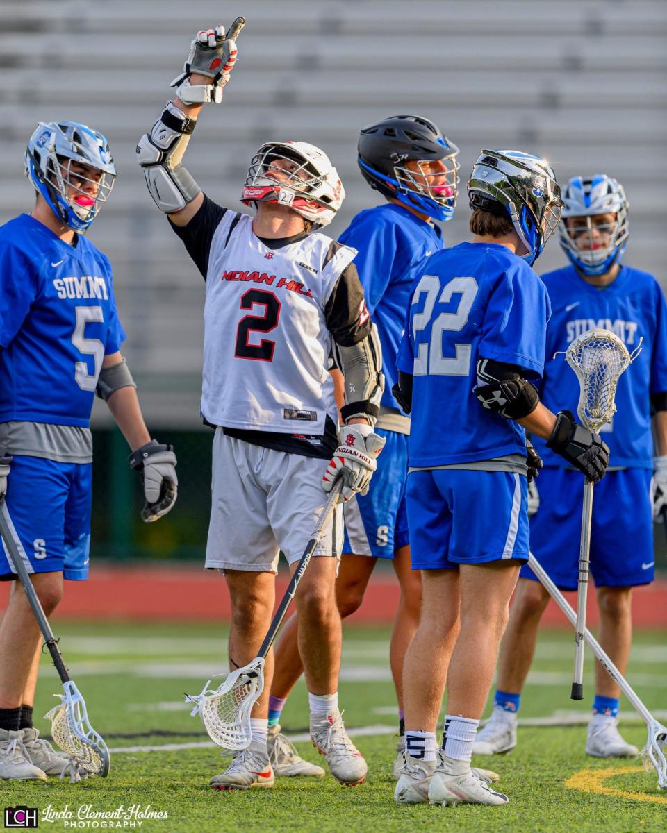 Robbie Guttman was All-Ohio in lacrosse for Indian Hill. On the day his grandmother passed he scored a school record 11 goals for the Braves against Summit Country Day in 2020.