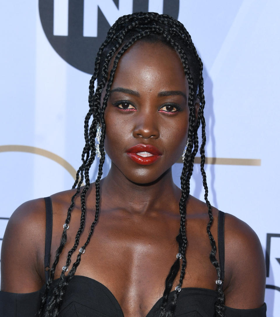 Nyong'o attends 25th annual Screen Actors&nbsp;Guild Awards at the Shrine Auditorium on Jan. 27 in Los Angeles.