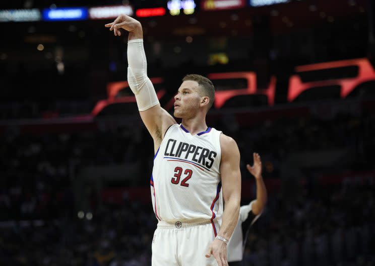 Blake Griffin got a fifth year and the max from the Clippers. (Getty)