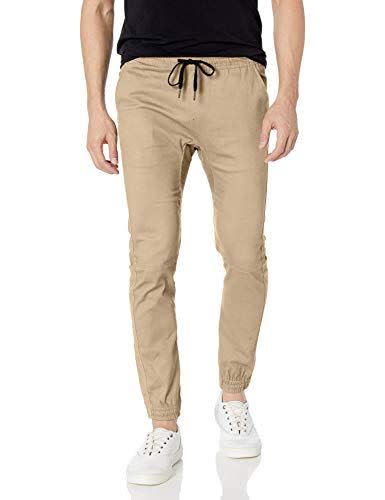 60) Twill Jogger Pants