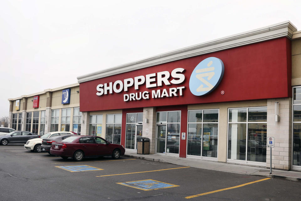 TORONTO, ON - MARCH 27  - Shoppers Drug Mart at Lake Shore Blvd. E. and Leslie St.,  March 27, 2017.        (Andrew Francis Wallace/Toronto Star via Getty Images)