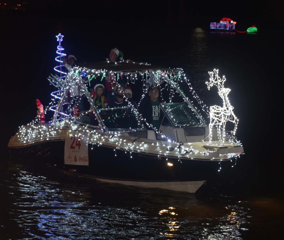 The boat parade will set sail from The Park at the Eastern Wharf docks at 7 p.m. as it snakes its way along the Savannah River.