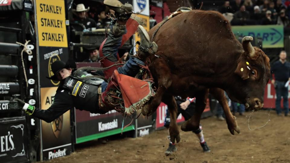 Mason Lowe en plena caída (Créditos: Getty Images)