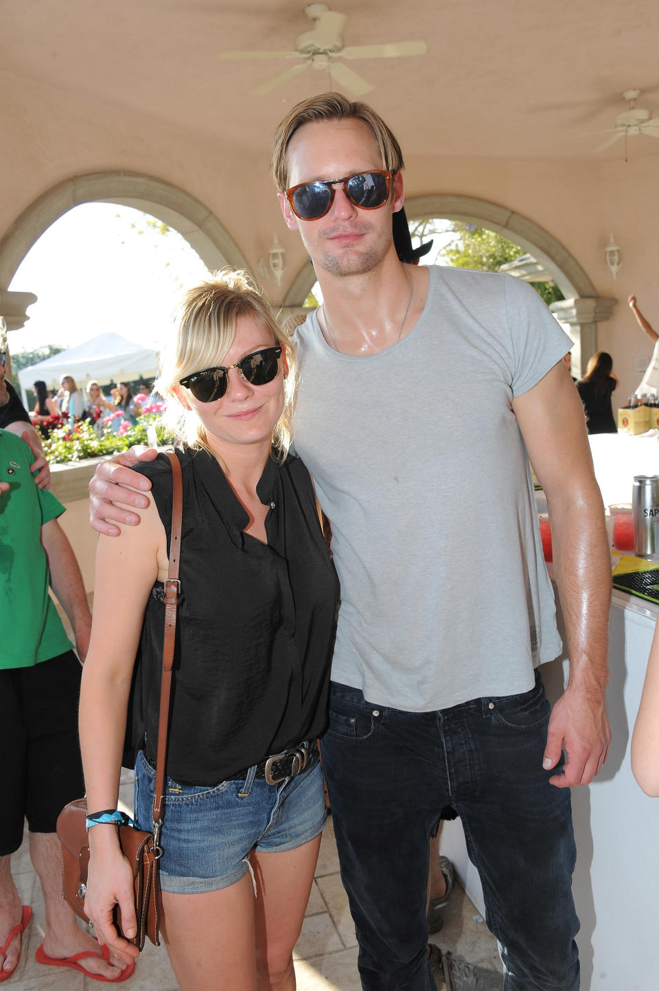 Kirsten Dunst and Alexander Skarsgard in denim