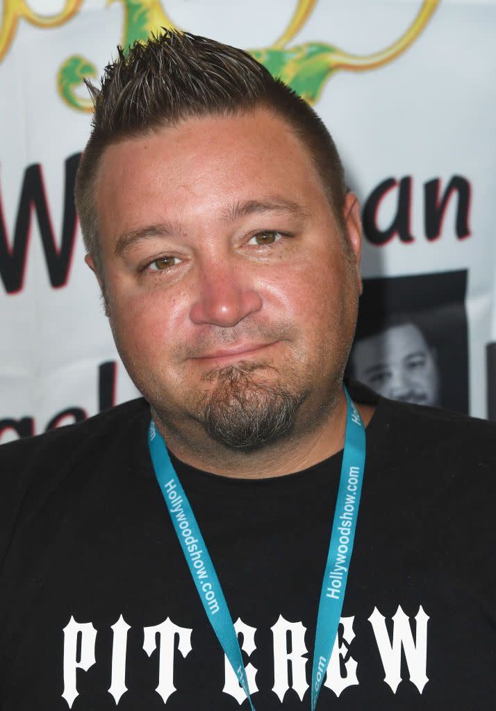 burbank, ca   april 16  jimmy workman attends the hollywood show held at los angeles marriott burbank airport on april 16, 2022 in burbank, california  photo by albert l ortegagetty images