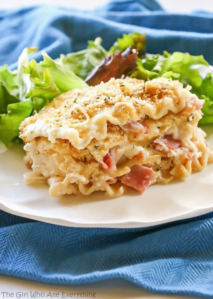 Chicken Cordon Bleu Lasagna