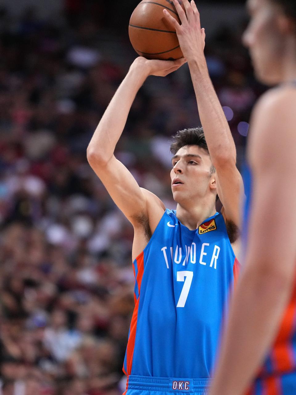 Thunder rookie Chet Holmgren will likely be in the starting lineup on opening night.