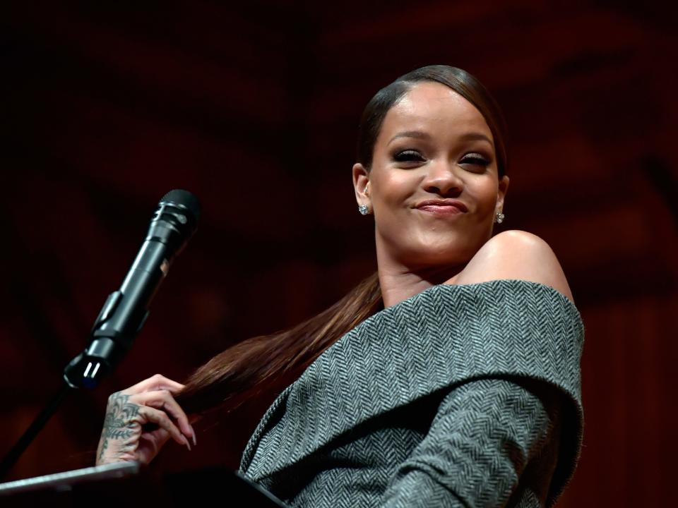 rihanna harvard humanitarian award