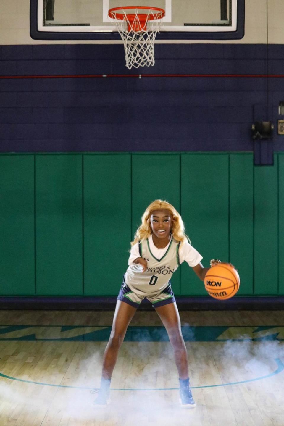 PHOTO: Sinaman-Daniel plays both basketball and volleyball for Warren Wilson College. (Warren Wilson College)