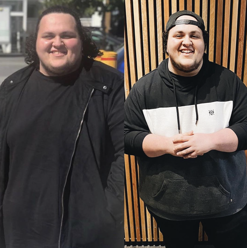 The Voice winner Judah Kelly has revealed his 40kg weight loss transformation. Photo: Instagram/judah_kelly.