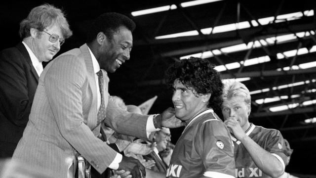 The world's lost a legend – Pele leads tributes to Diego Maradona