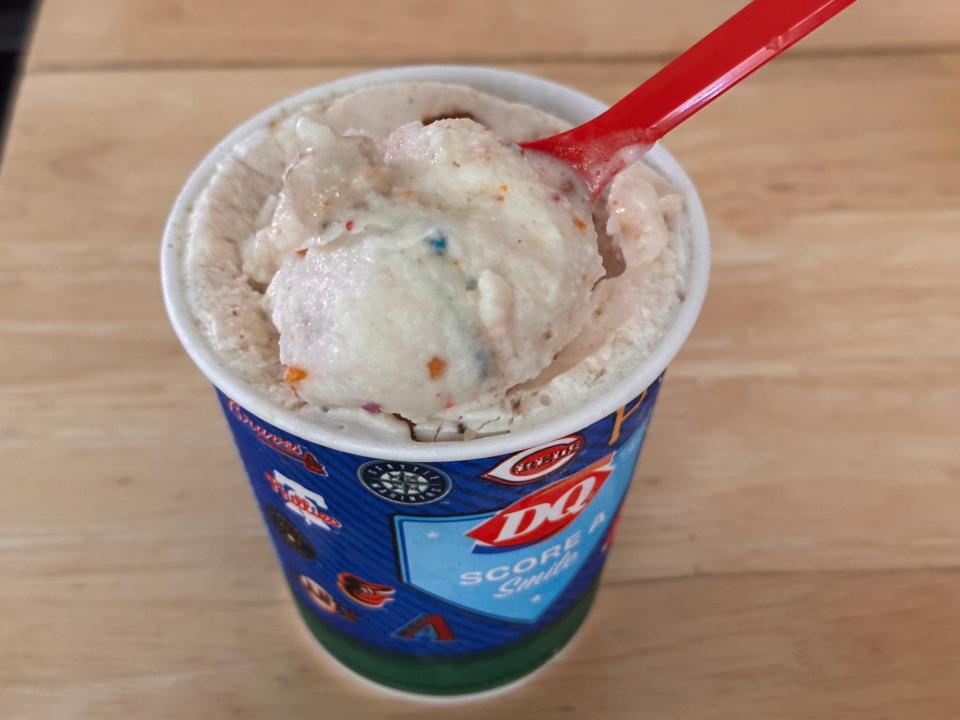 Peanut butter cookie blizzard