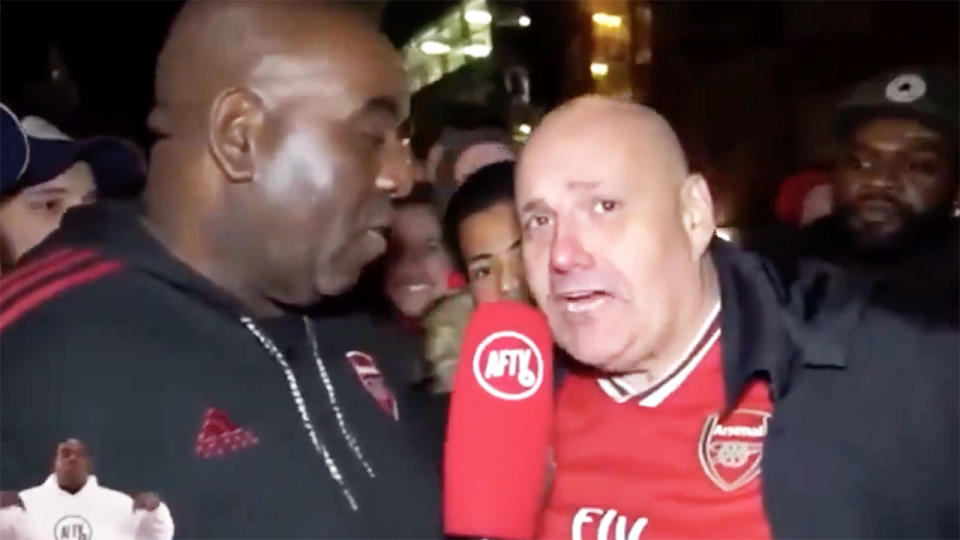 Claude Callegari, pictured here on Arsenal Fan TV.