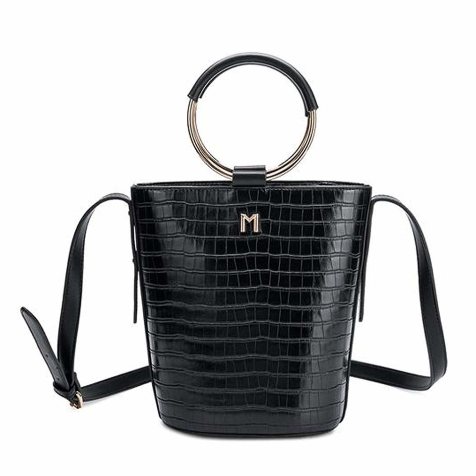 Melie Bianco Stella Faux Croc Bag