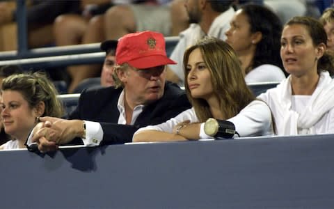 Donald Trump and Melania Knauss - Credit: AP