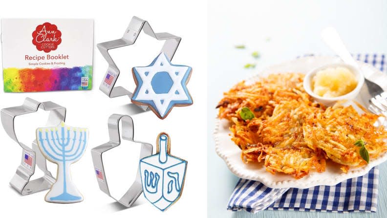 Making festive cookies and tradition fried foods is a fund (and delicious) way to celebrate Hanukkah.