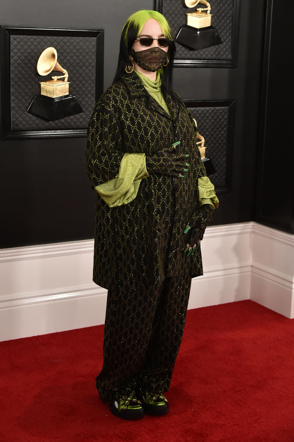 &nbsp;Eilish attends the 62nd Annual Grammy Awards in January. (Photo: David Crotty via Getty Images)